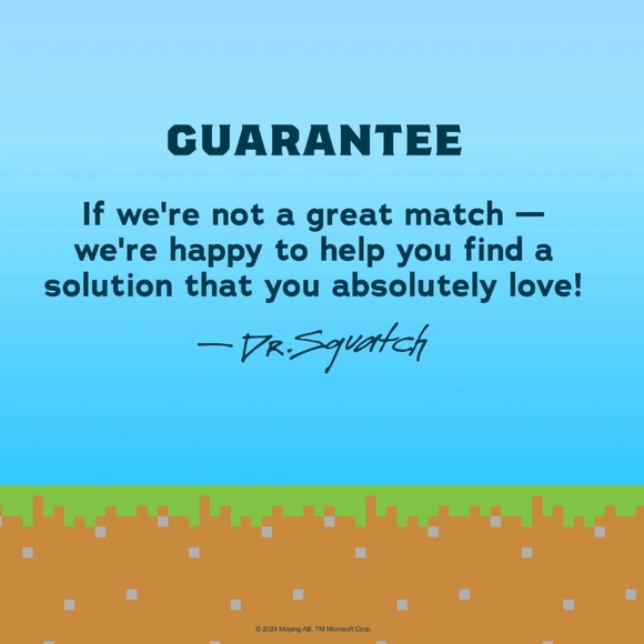 Dr Squatch x Minecraft Limited Edition Diamond Scrub Bar Soap - Picture 8 of 13